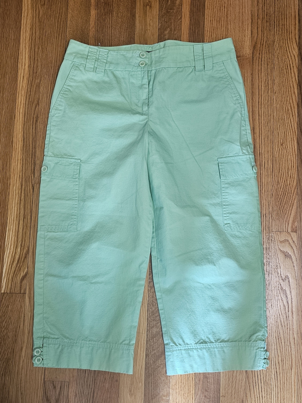Izod Light Mint Green Women's Cotton Pants In Size 8